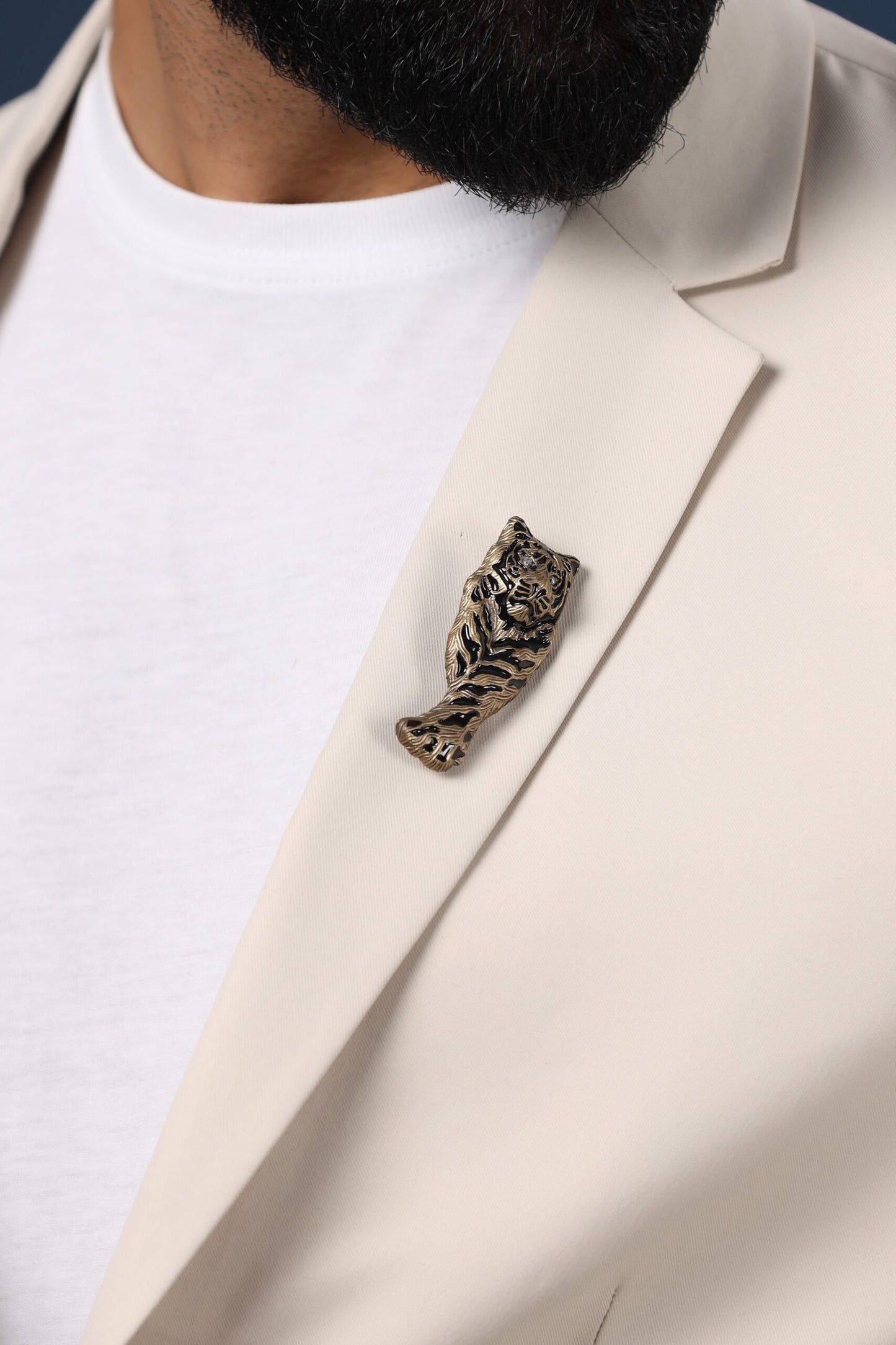 Royal bengal tiger brooch