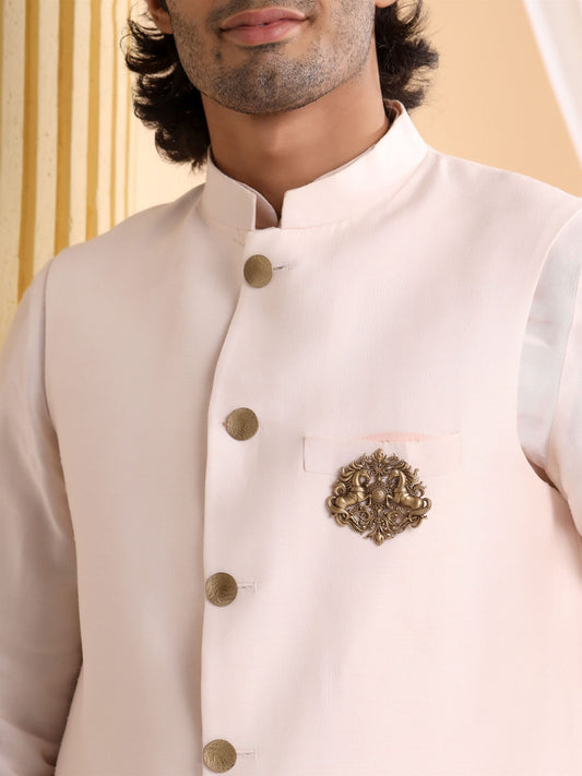 Majestic Stallions Floral Brooch