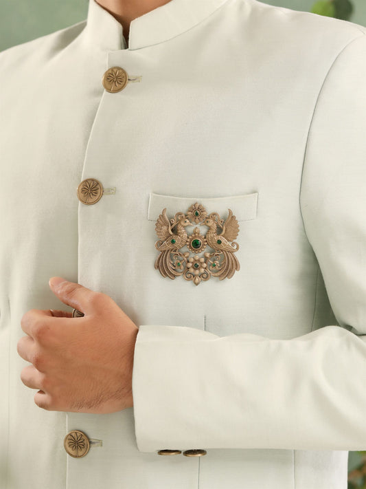 Peacock Enchantment Brooch