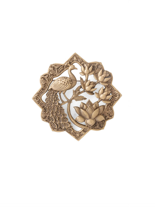 The Lotus Peacock Brooch