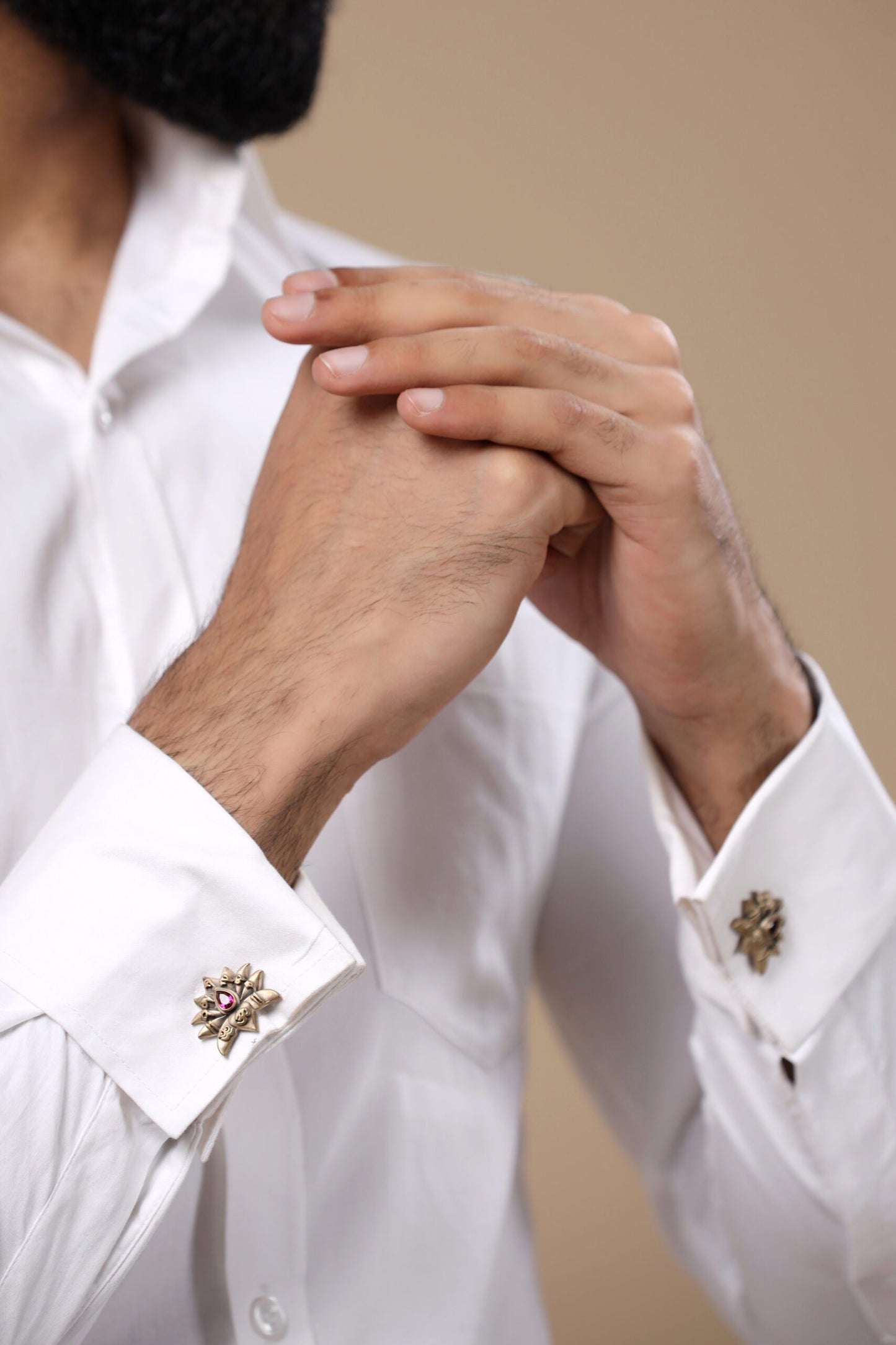 The Sacred Lotus cufflinks
