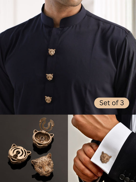 Regal Panther Emblem Button Cover