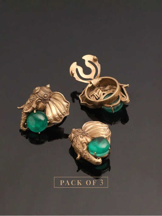 Emerald Gajraj Button Cover