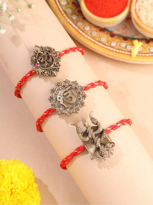 Eternal Symbols Convertible Rakhi Button Cover – Pack of 3