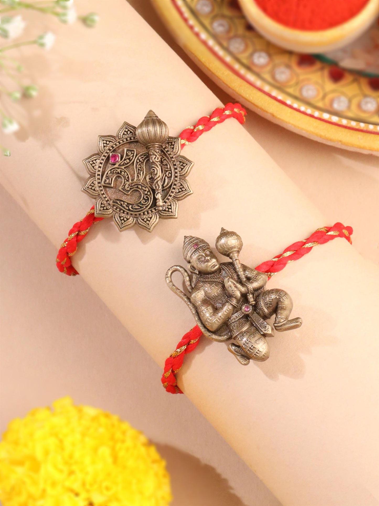 Hanuman Kripa Multipurpose Rakhi Button Cover