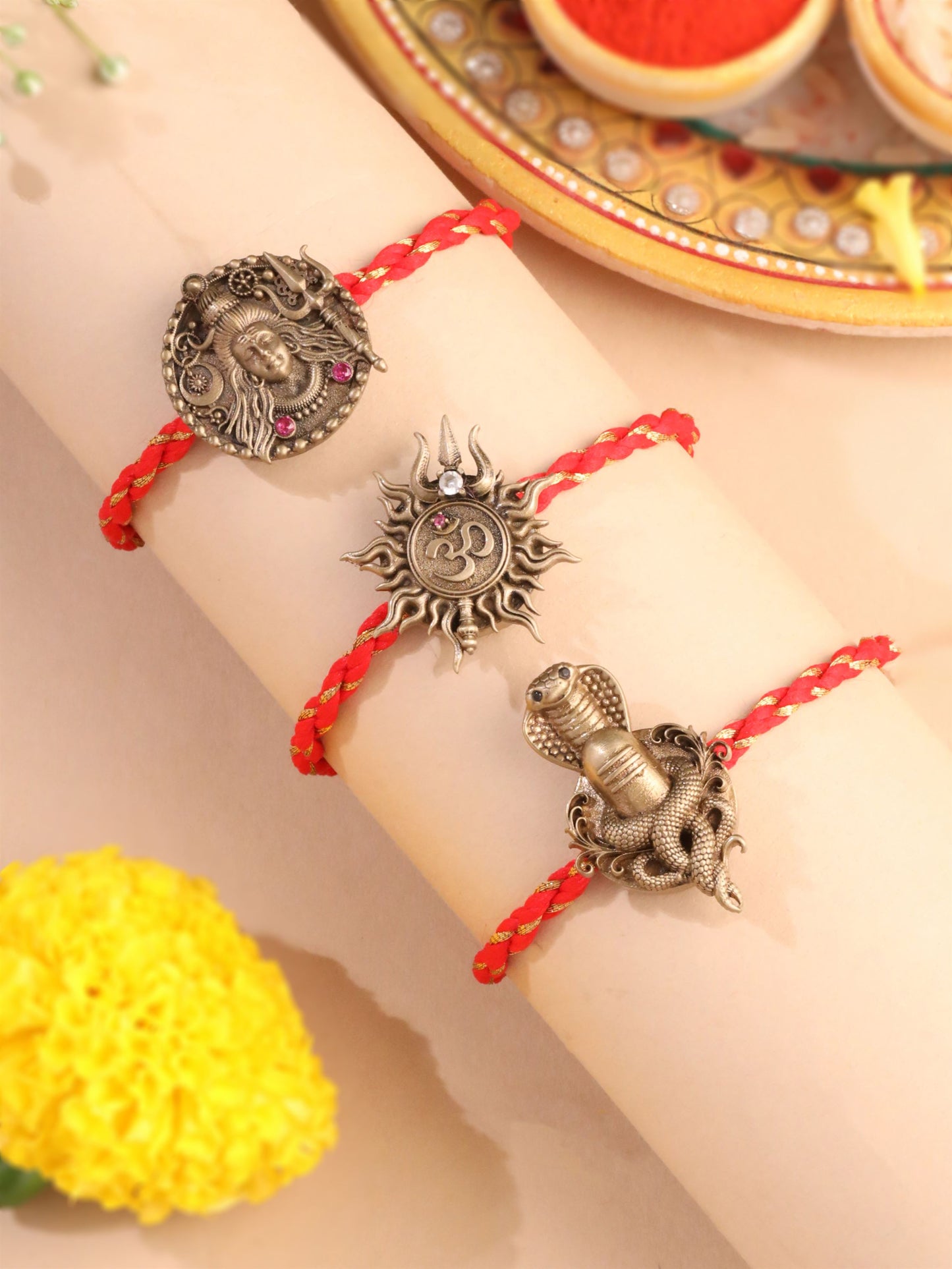 Mahadev Multipurpose Rakhi Button Cover