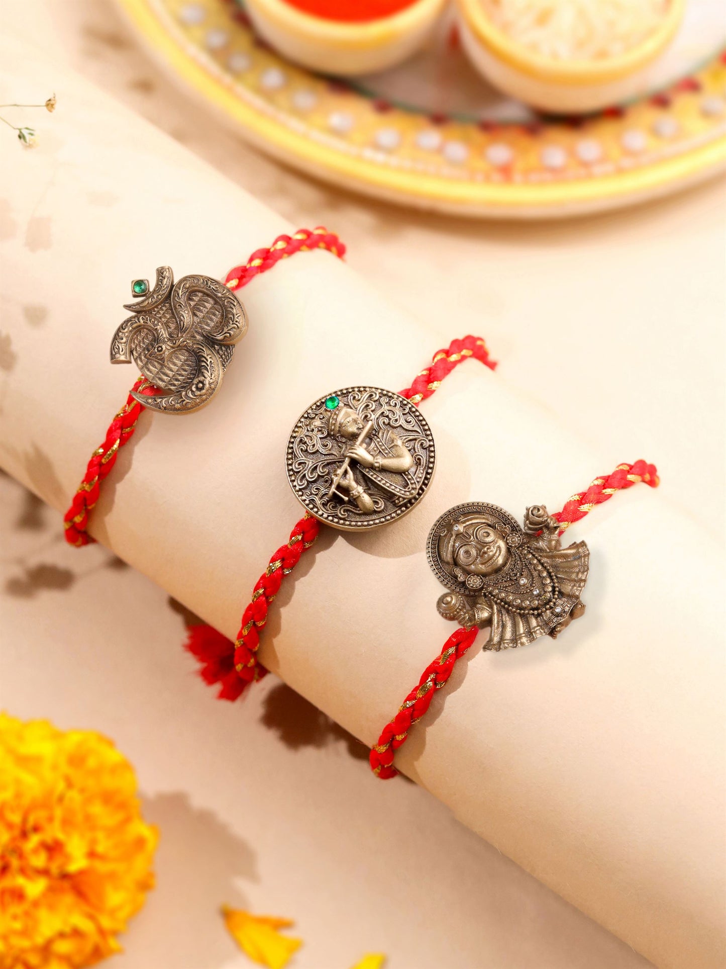 Jagannath Omkar Multipurpose Rakhi Button Cover
