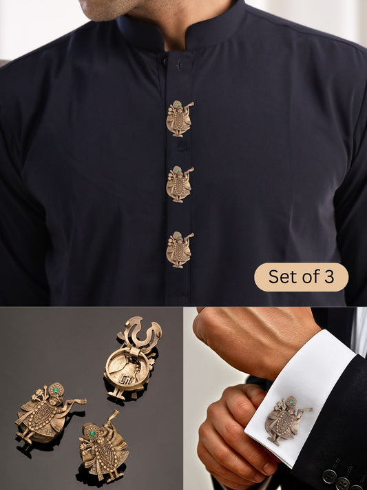 Divine Shrinath Ji Button Covers