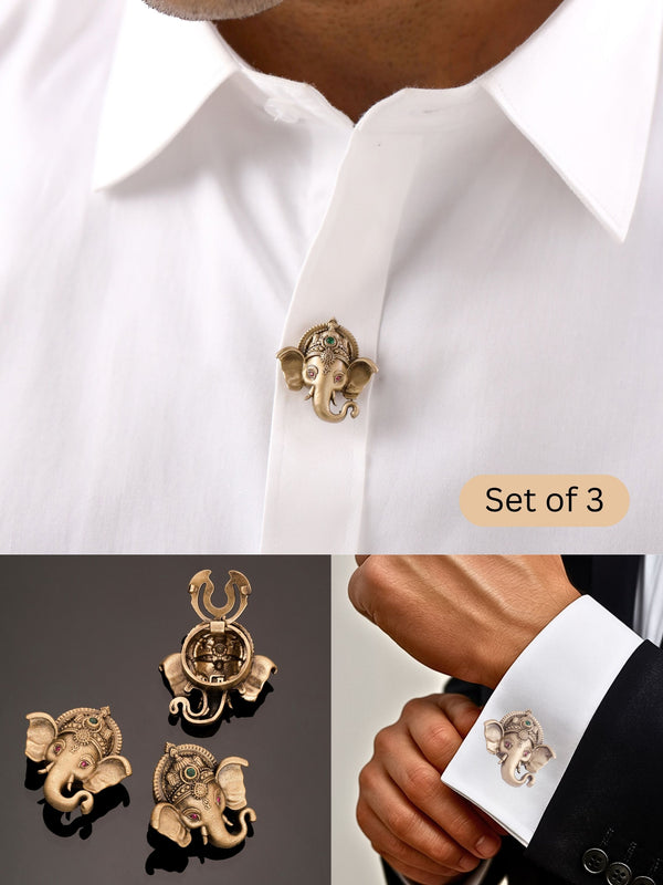 Divine Ganesha Button Cover