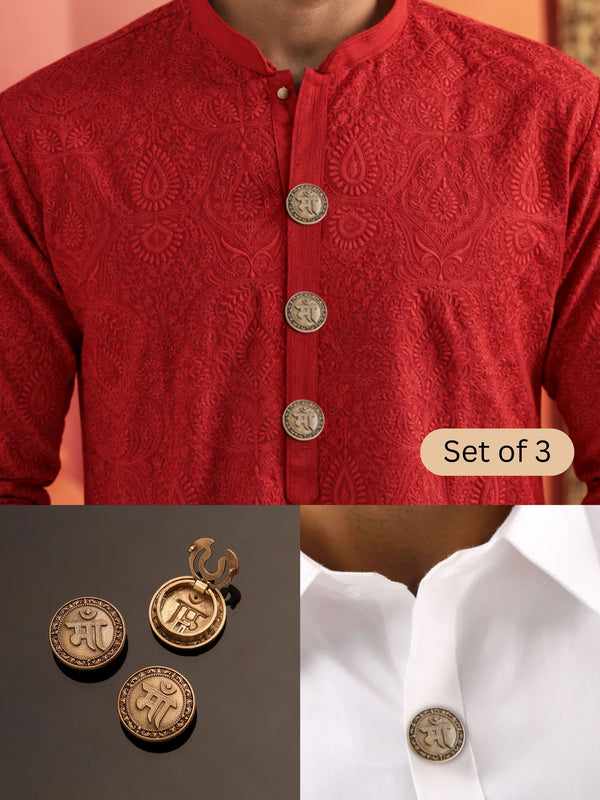 Maa Ashirwad Button Cover