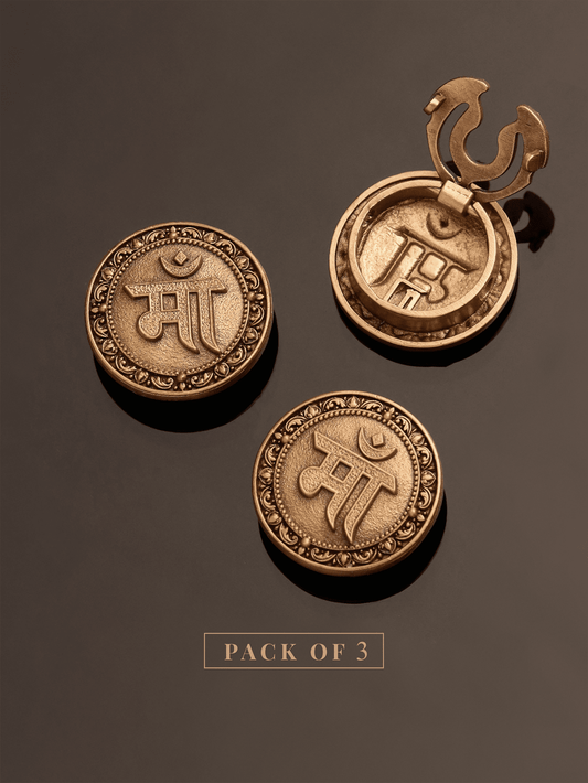 Maa Ashirwad Button Cover