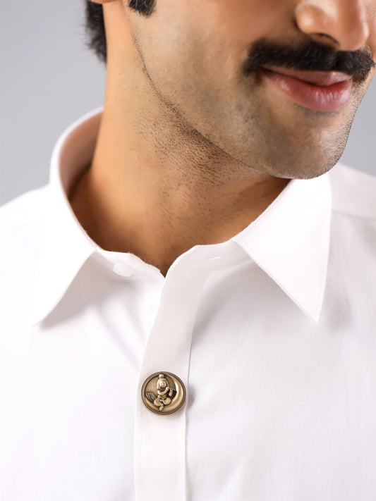 Bal Gopal Motif Button Cover