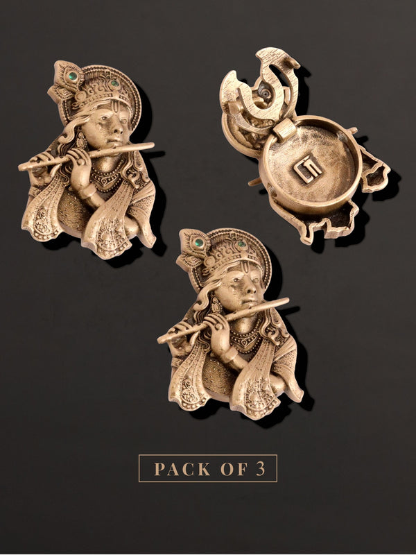 Elegant Krishna Button Cover
