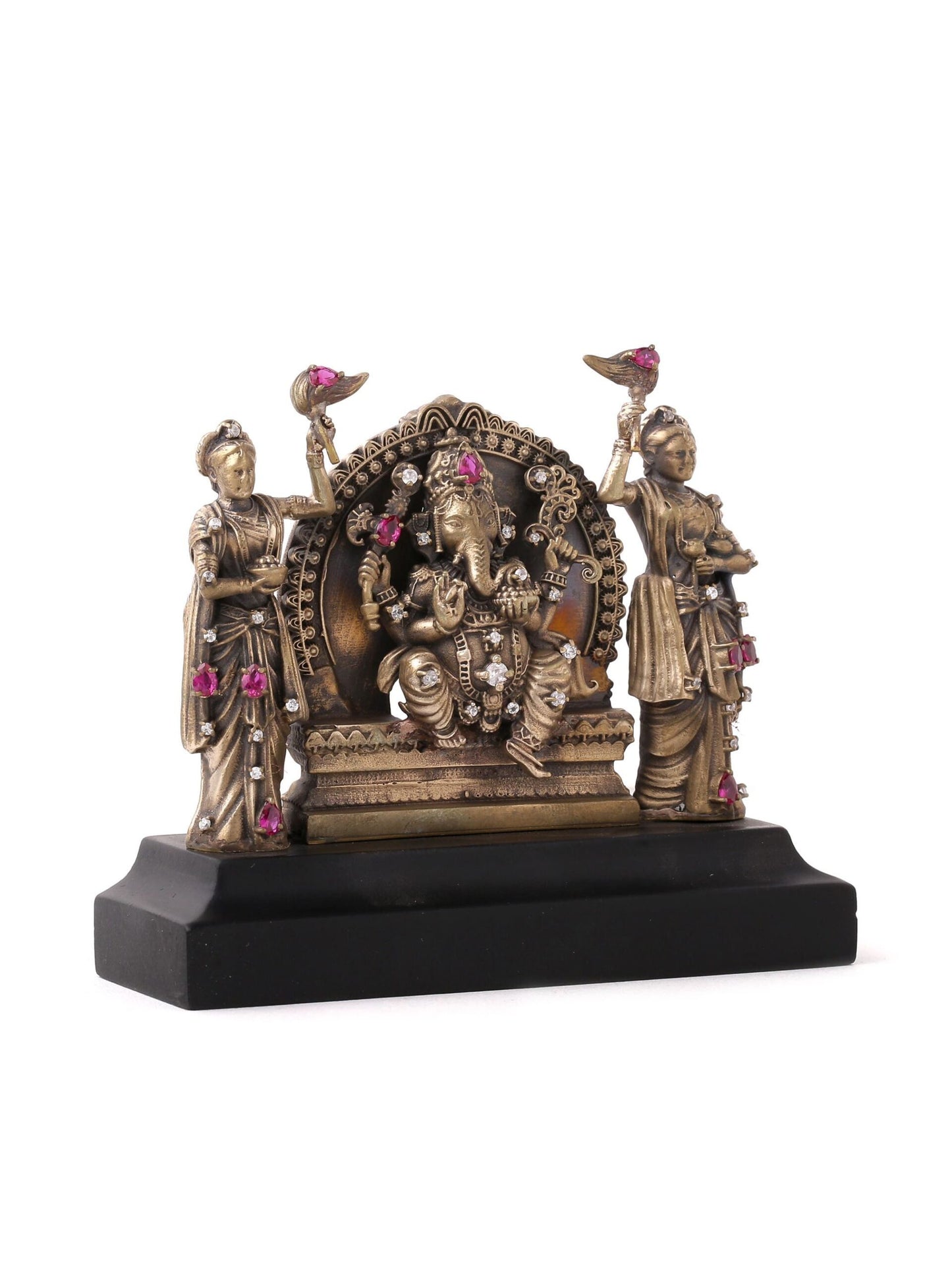 Lord Ganesha with Ridhi Sidhi car decor