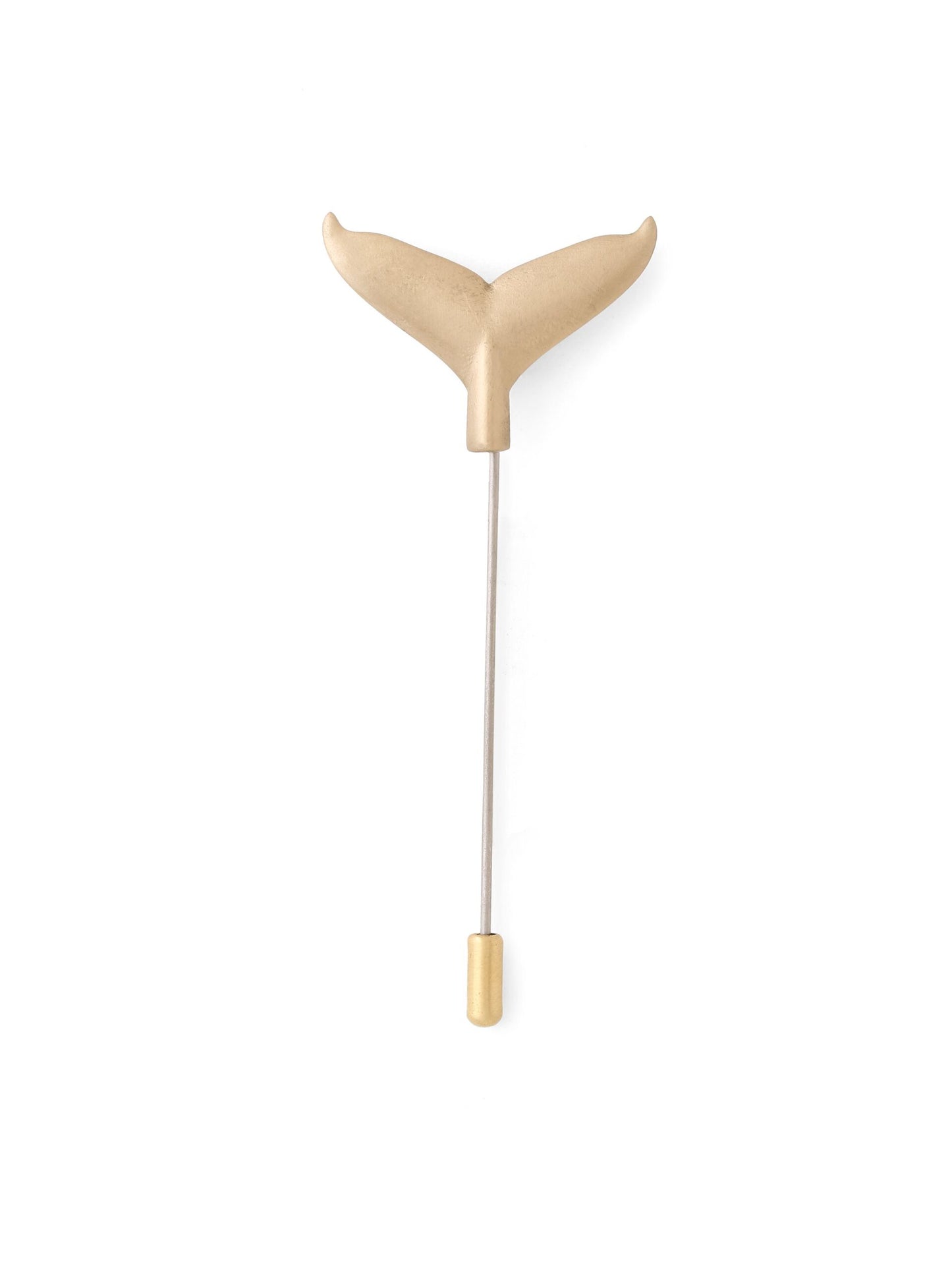 Whale Tail Lapel Pin