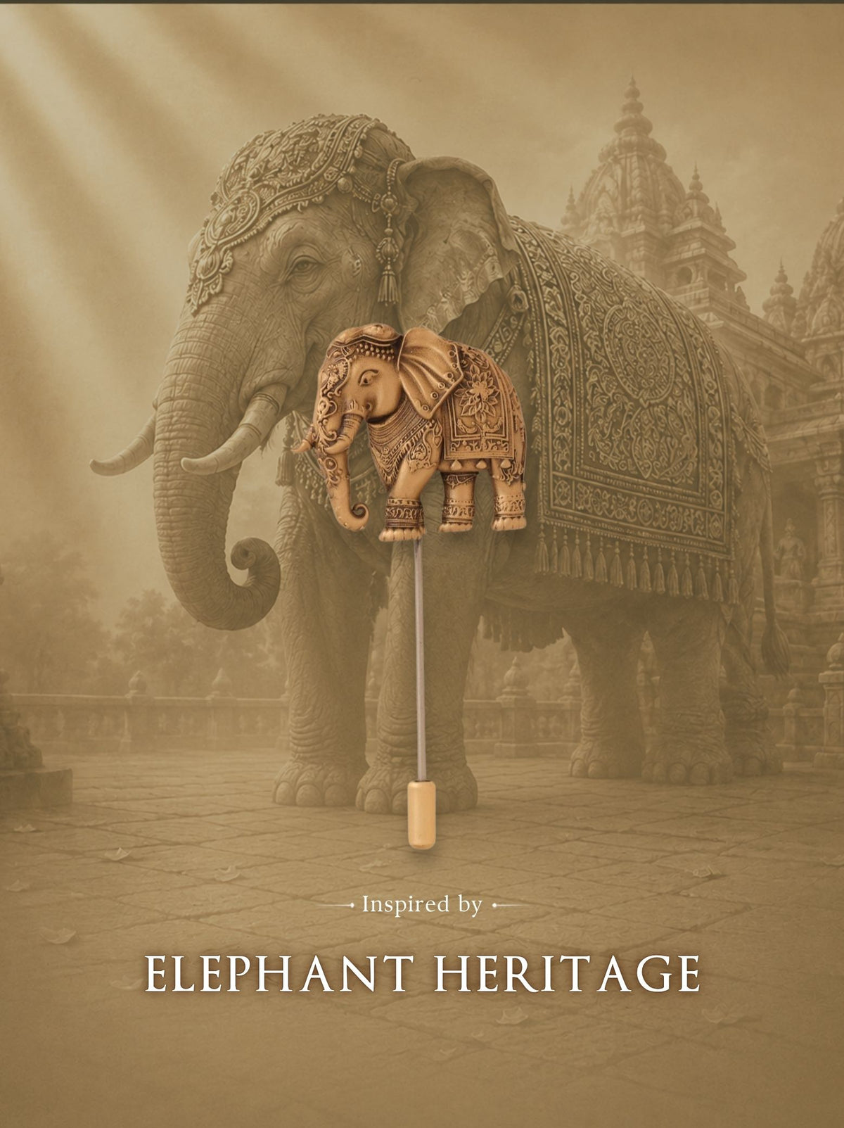 Elephant Emissary Lapel Pin
