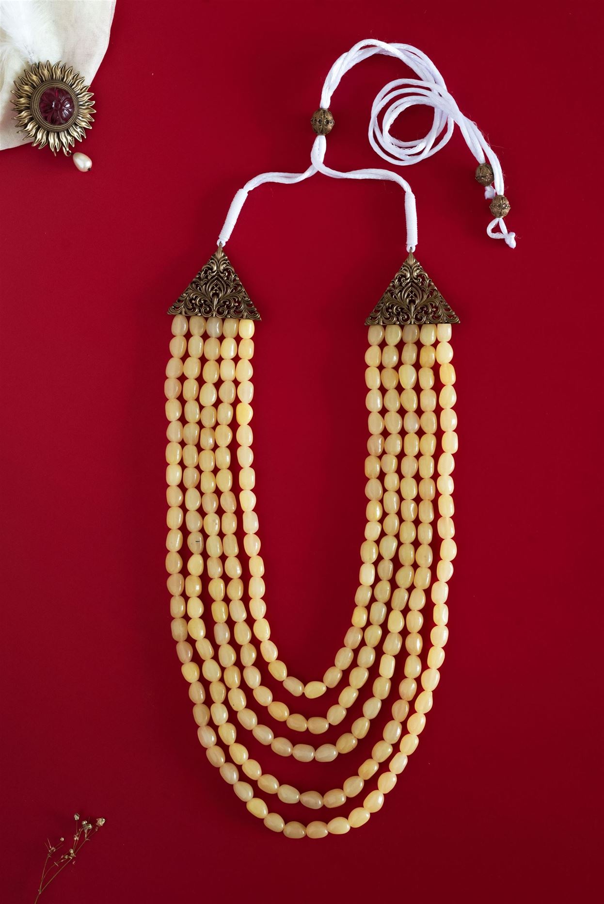 Vibrant Yellow Mala