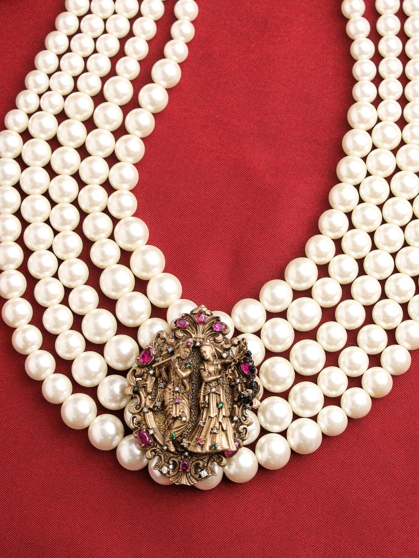 Radhe Krishna White Mala