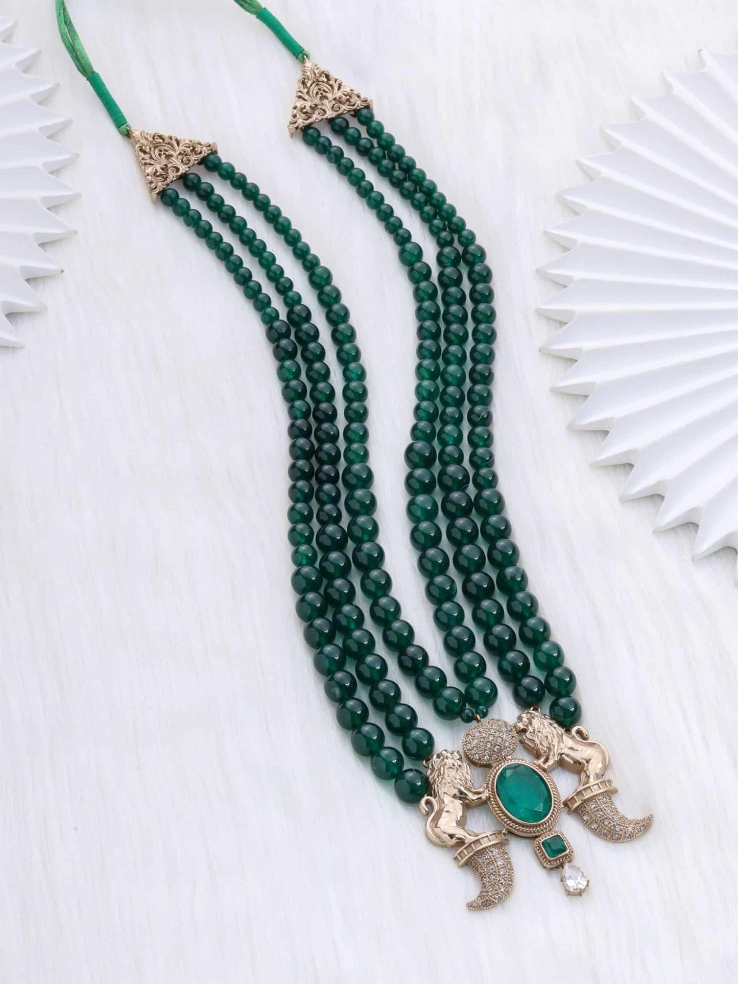 Lion & Tusk Mala