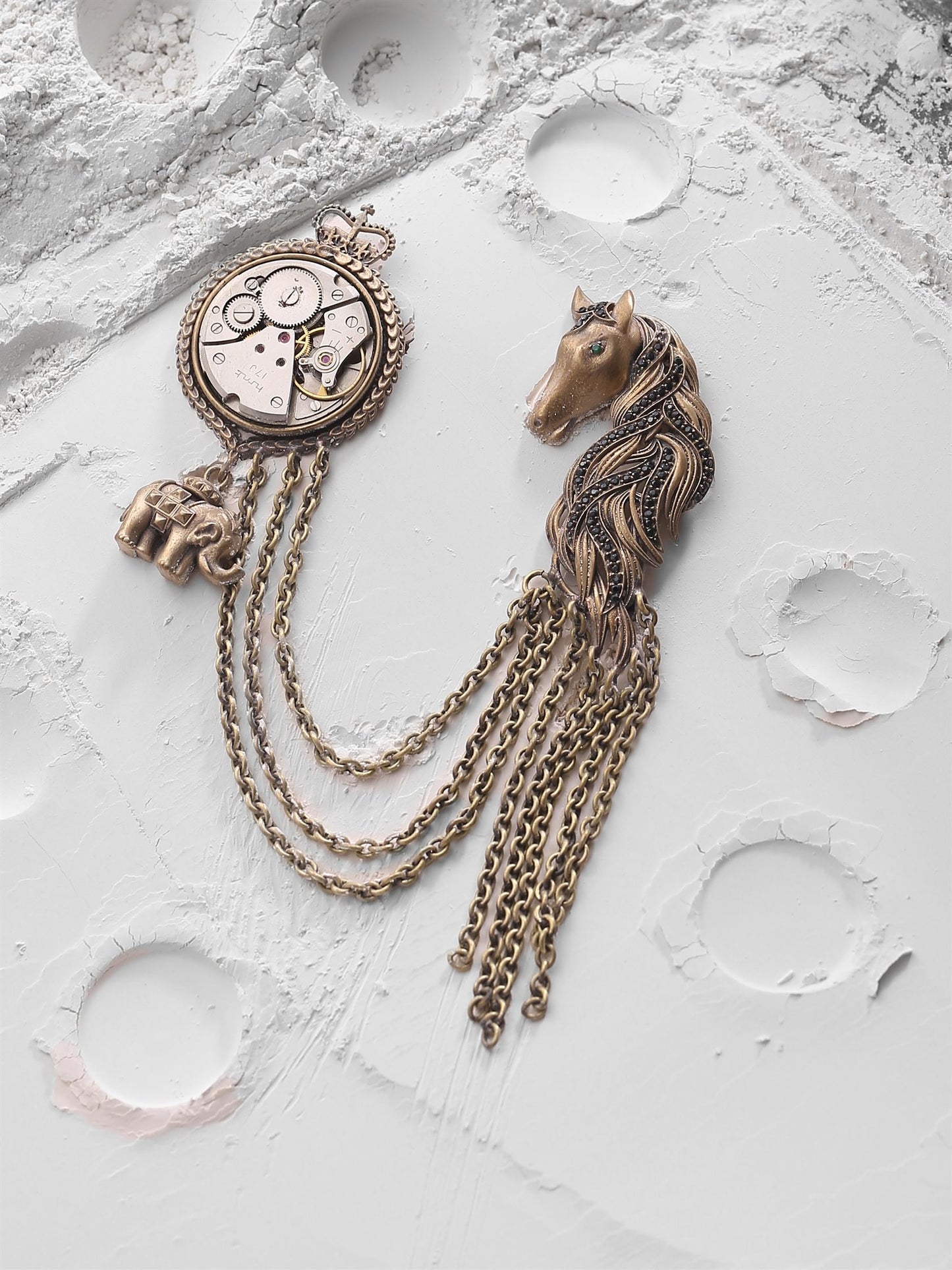 The Mustang-Timed Brooch