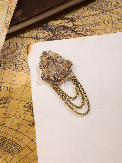 The Thompson Chained Brooch