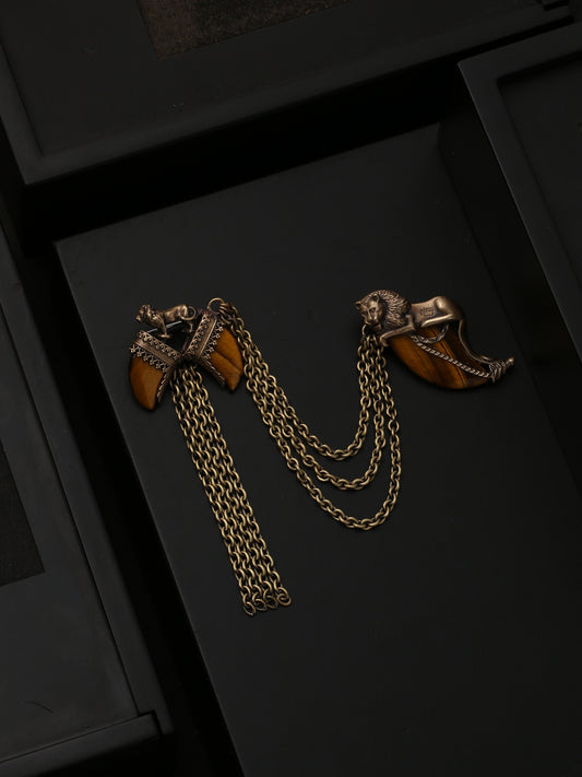 The Hunter Lion brooch