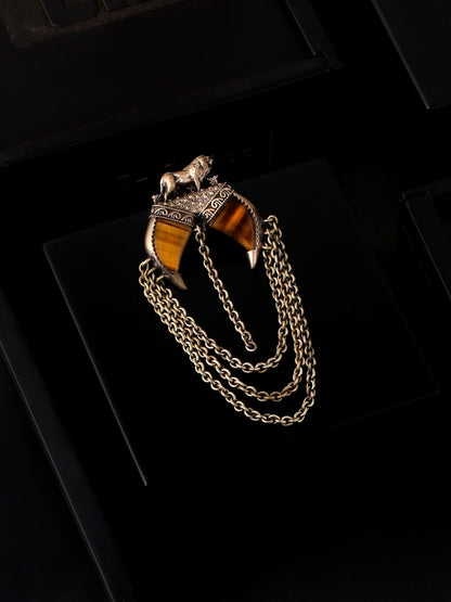 The Dangled Lion Brooch