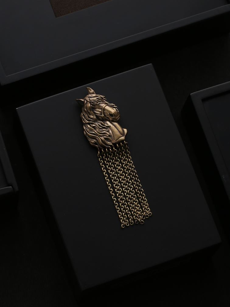 The Horse Face Brooch