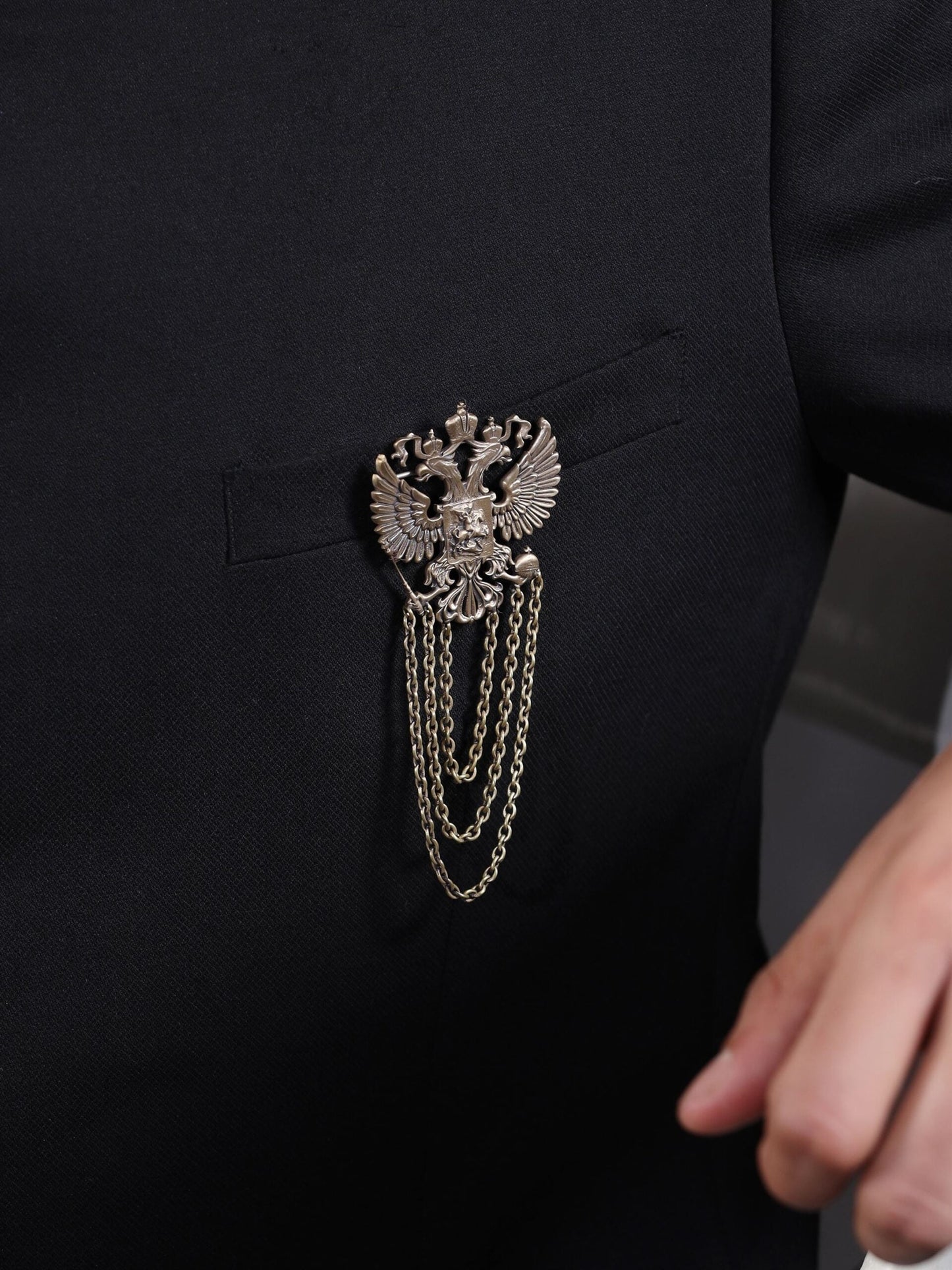 The Duo Phoenix Brooch