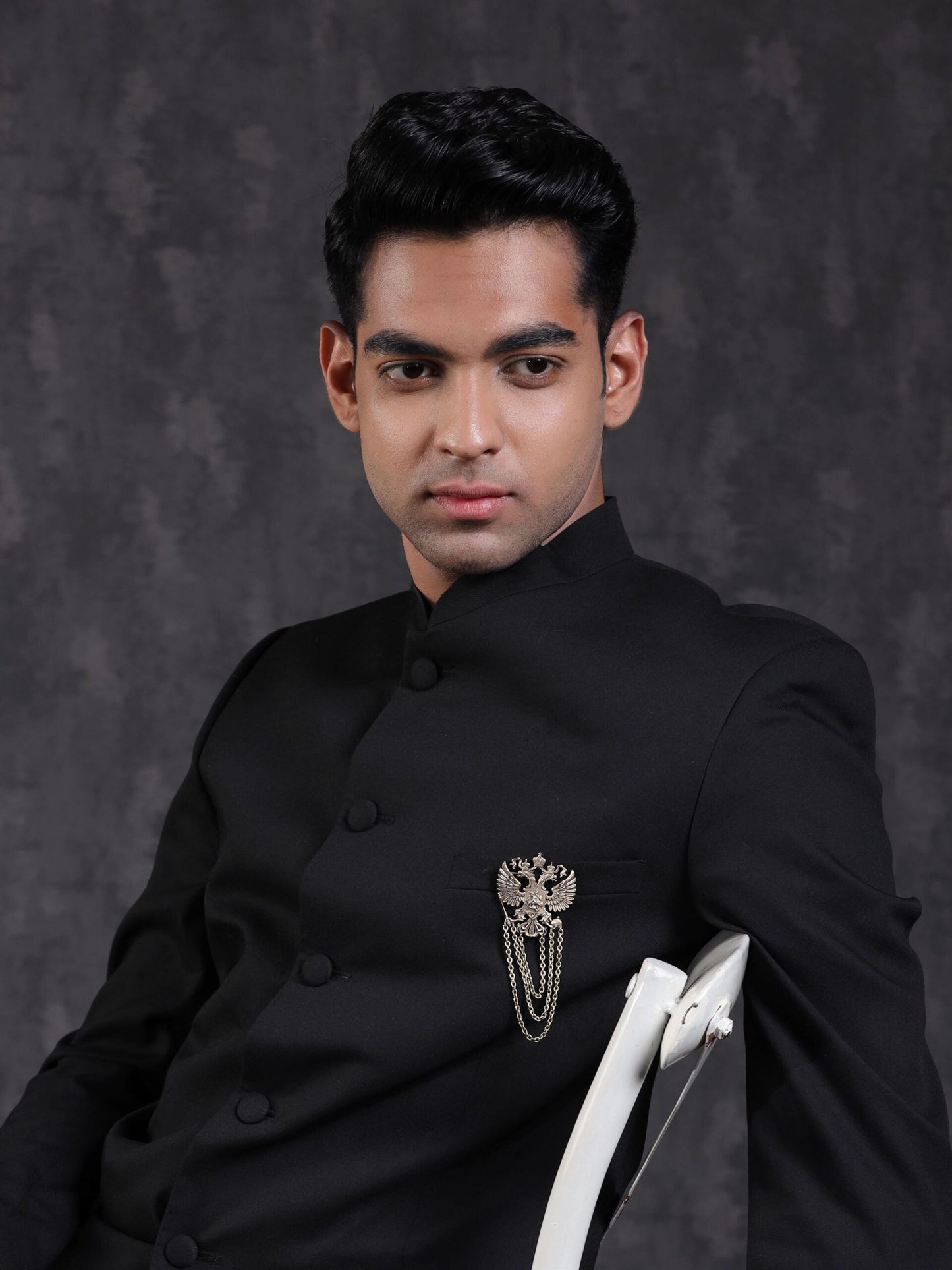 The Duo Phoenix Brooch