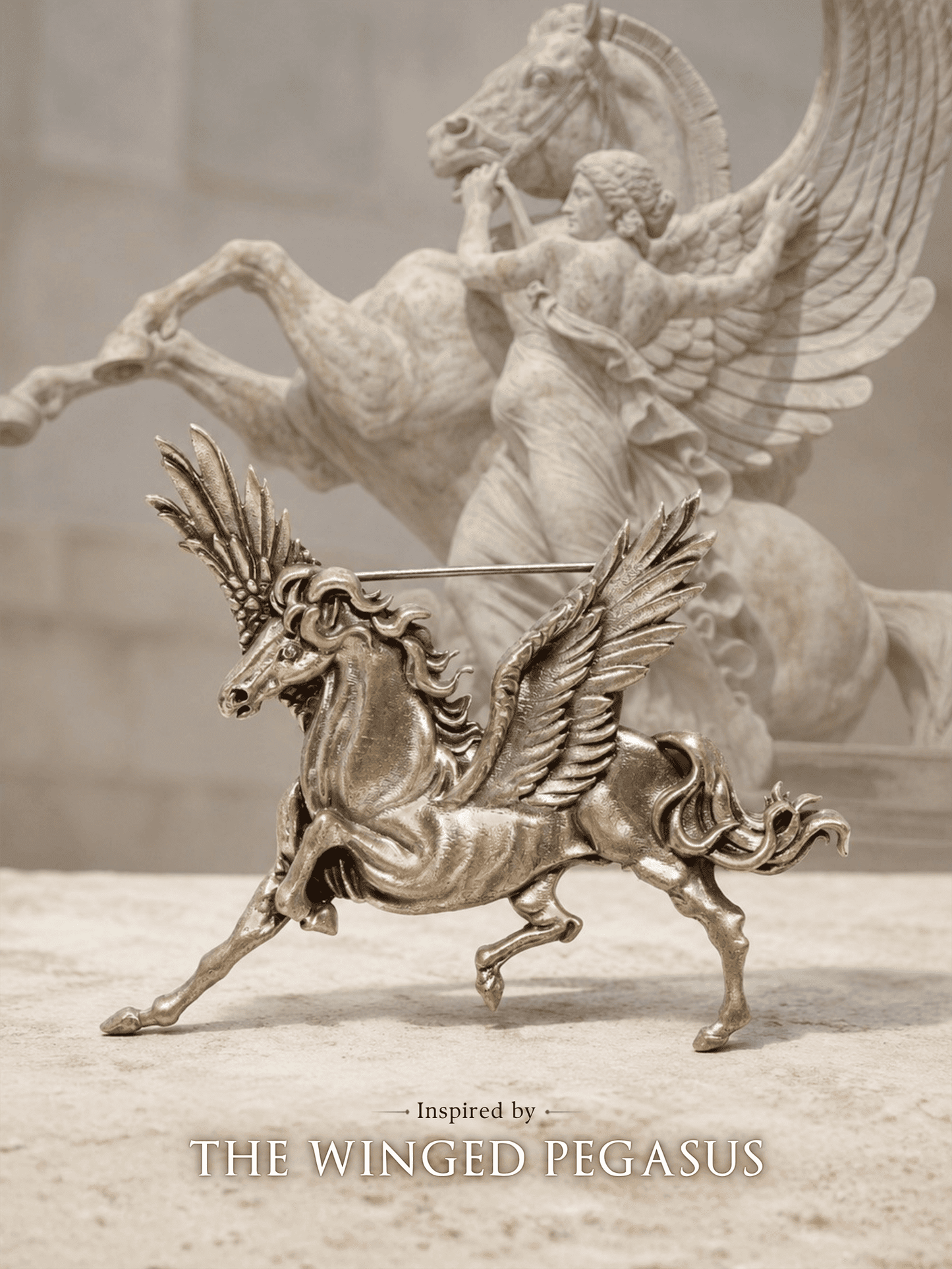 The Pegasus Horse Brooch