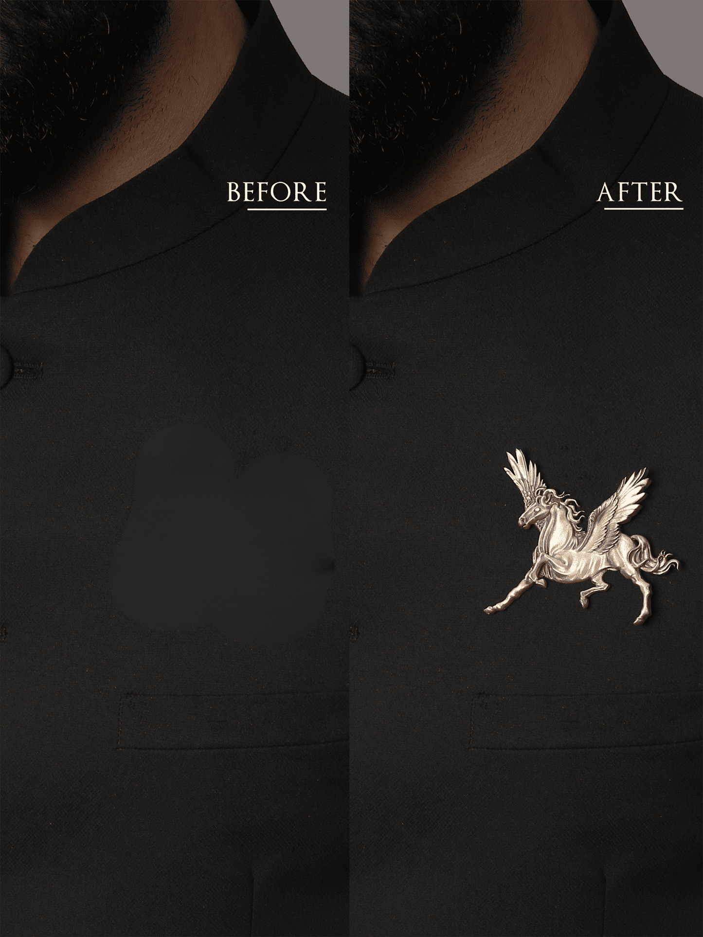 The Pegasus Horse Brooch