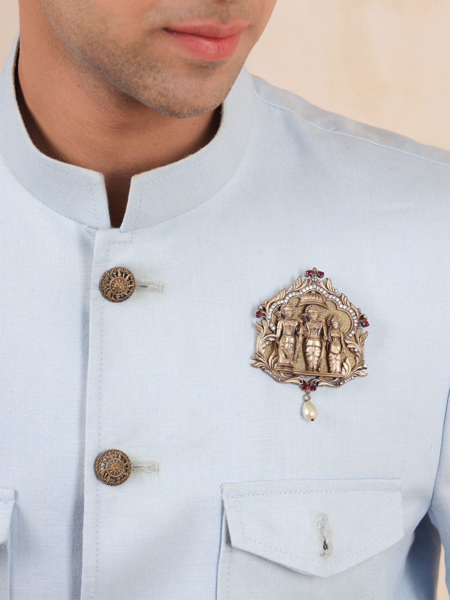 The Ram Darbar Brooch