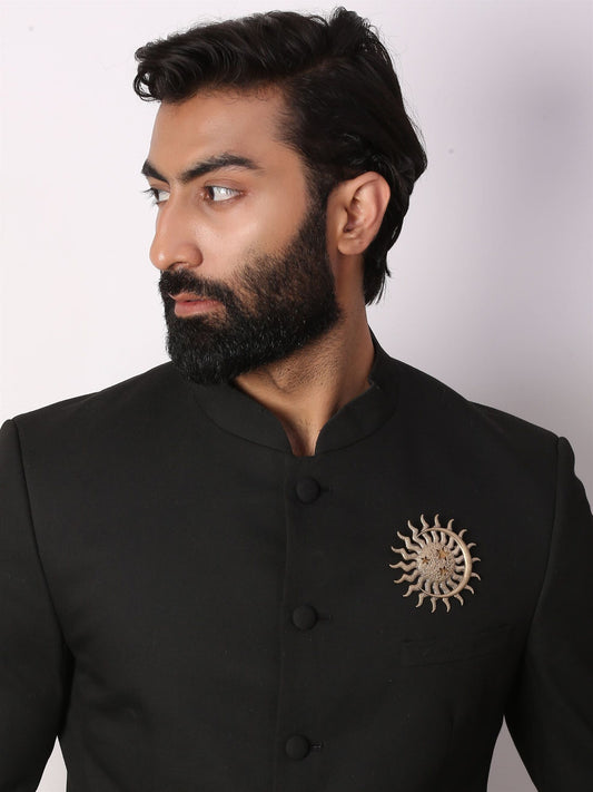 The Sun And The Moon Brooch