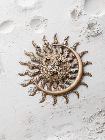 The Sun And The Moon Brooch