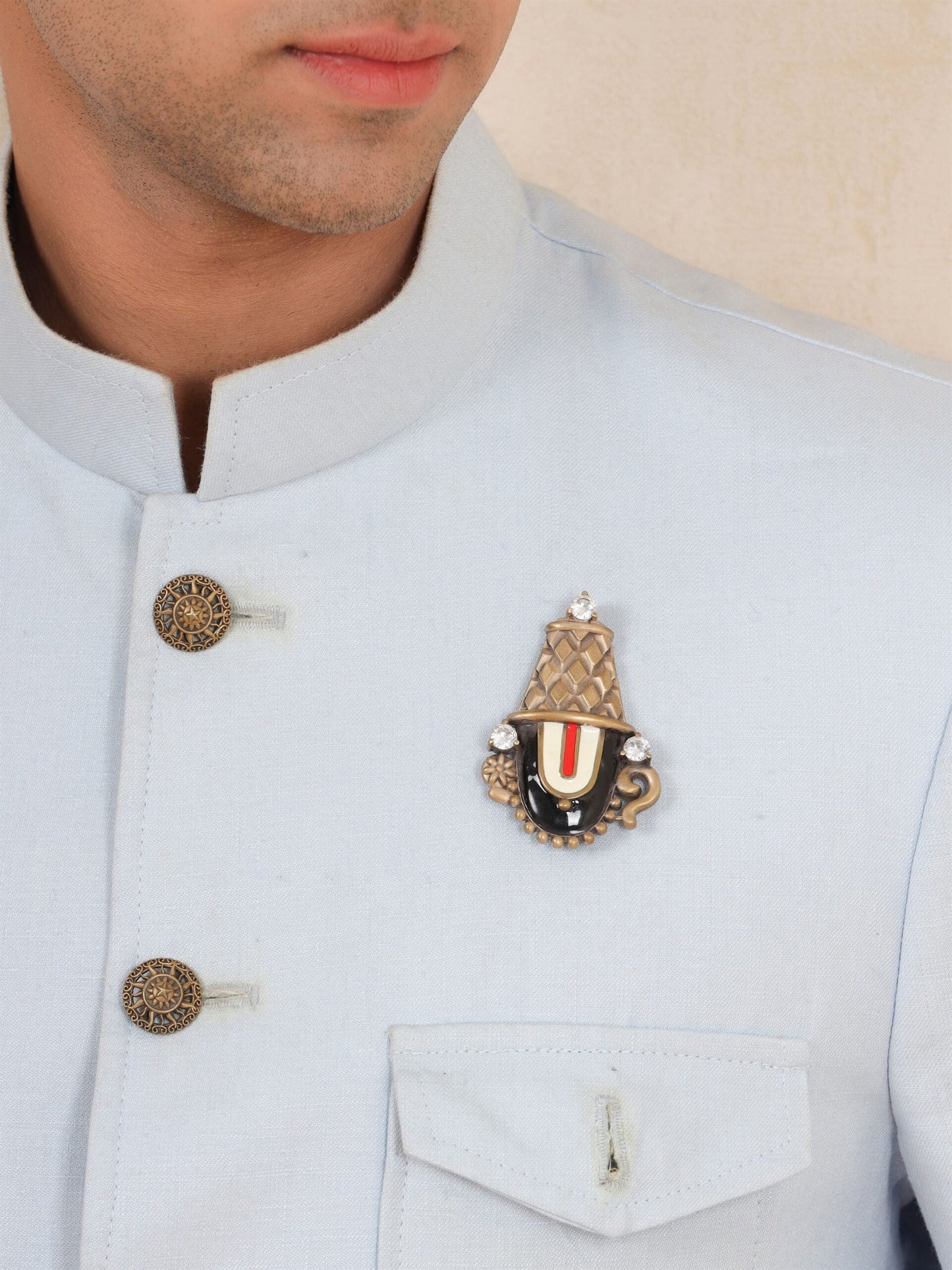 The Lord Balaji Brooch