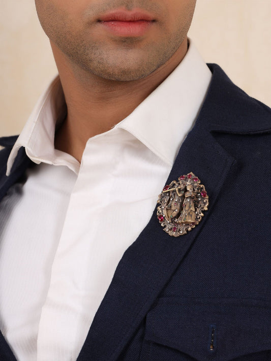 The Radha Krishna Brooch