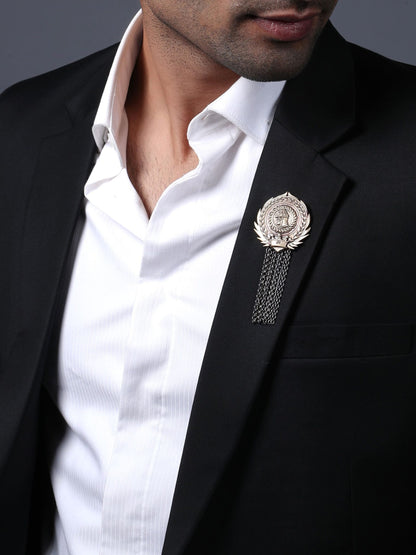 Russia Coin Brooch