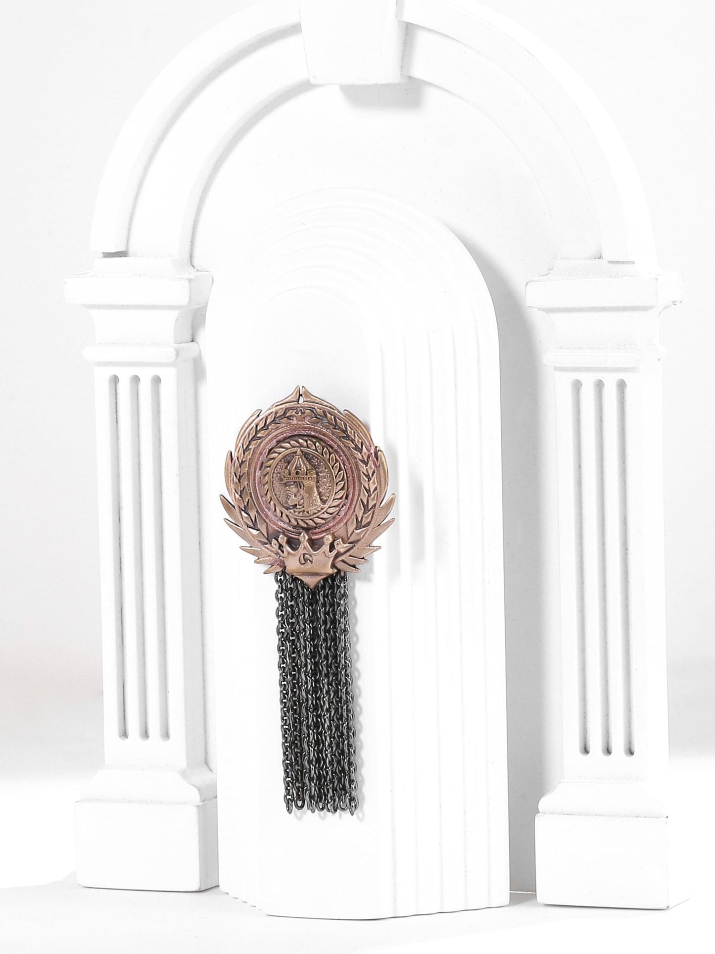 Russia Coin Brooch