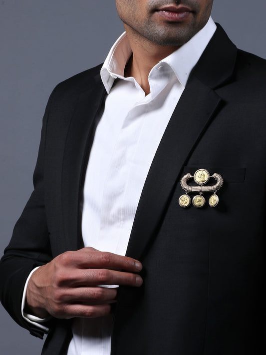 The Classical Coin Brooch