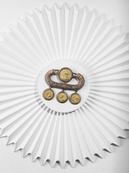 The Classical Coin Brooch
