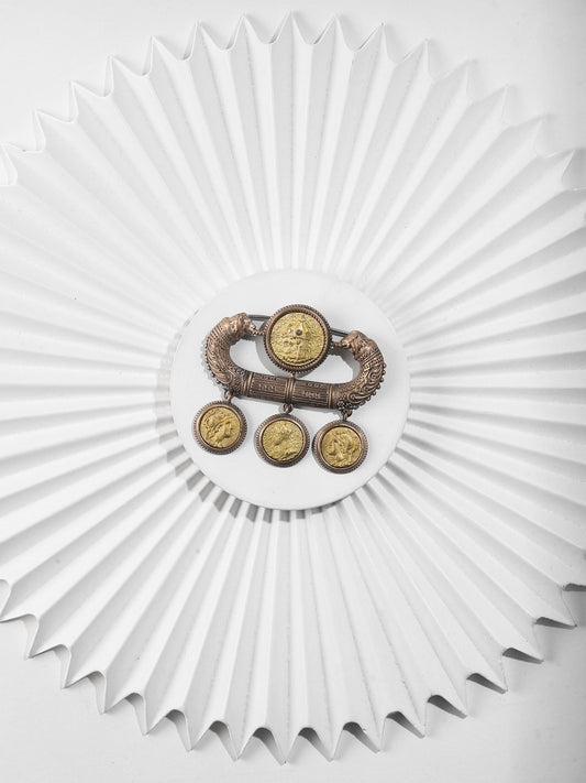 The Classical Coin Brooch