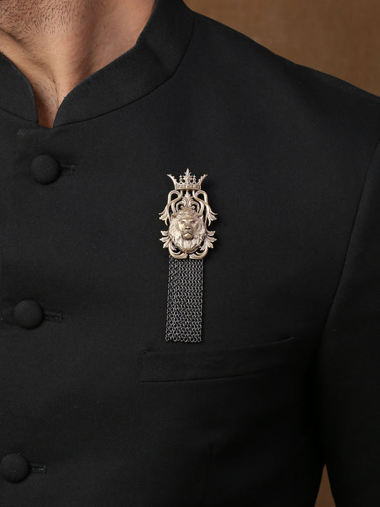 Majestic Lion Brooch