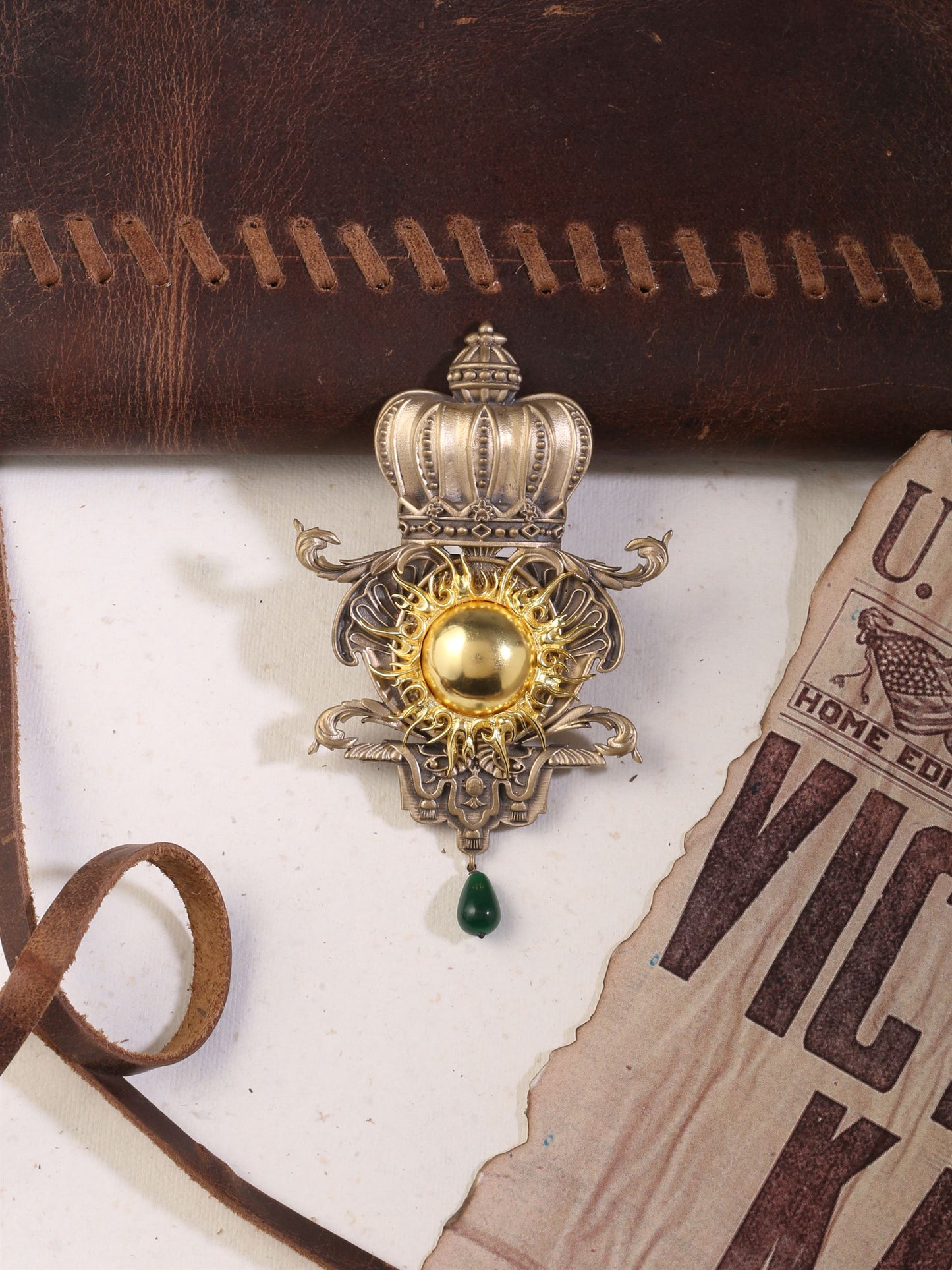 The Clock Brooch