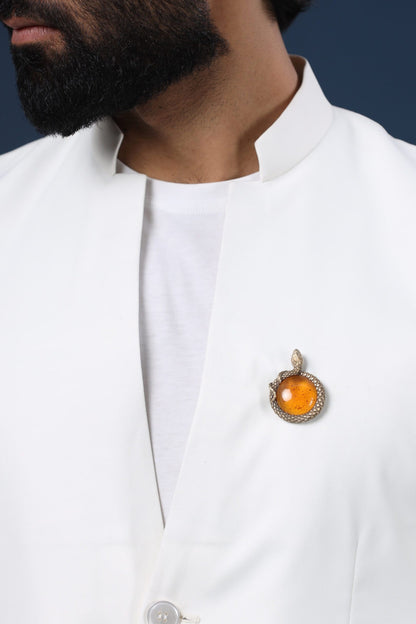 Gem Of Serpent Brooch