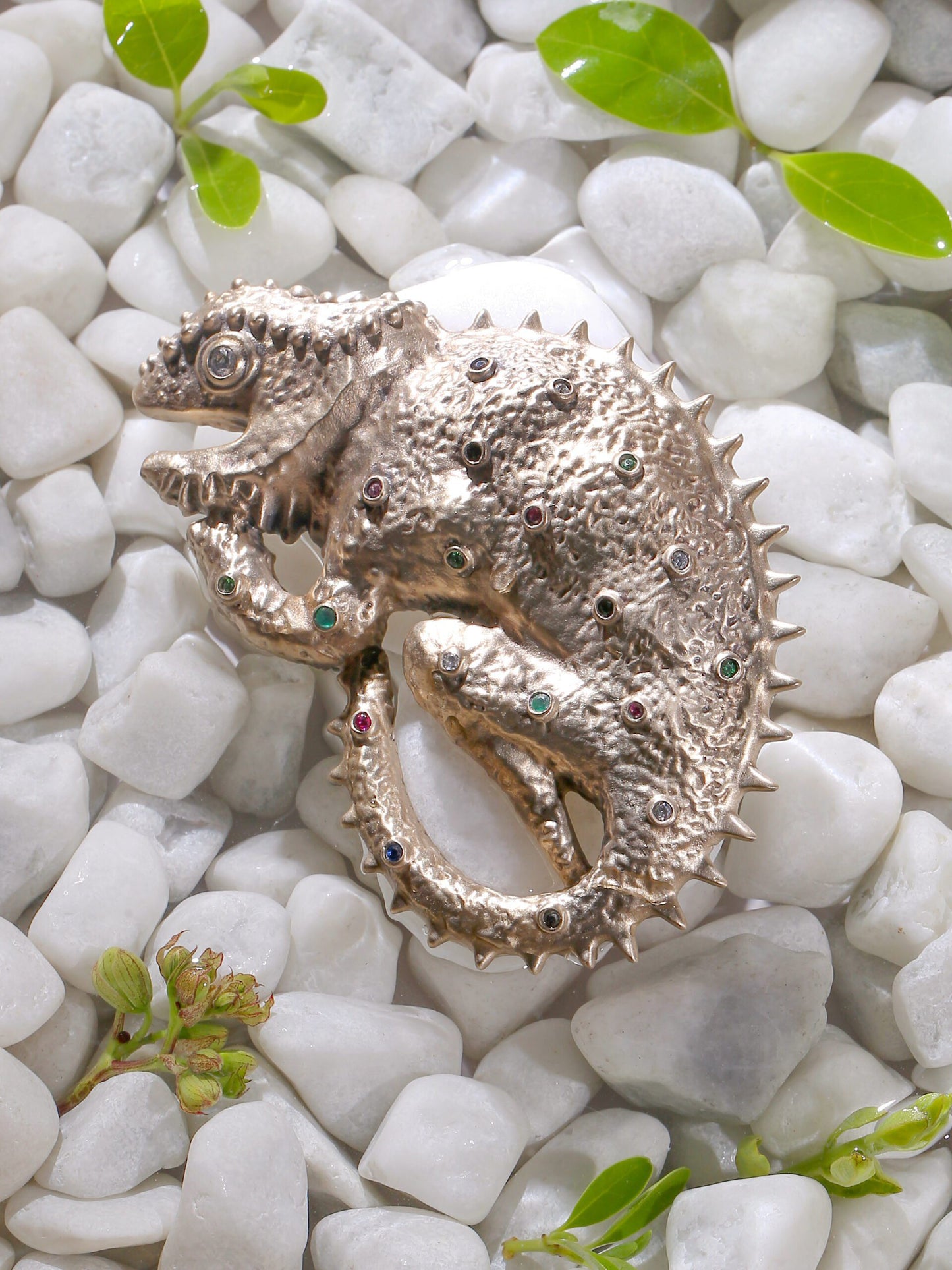 Chameoleone brooch