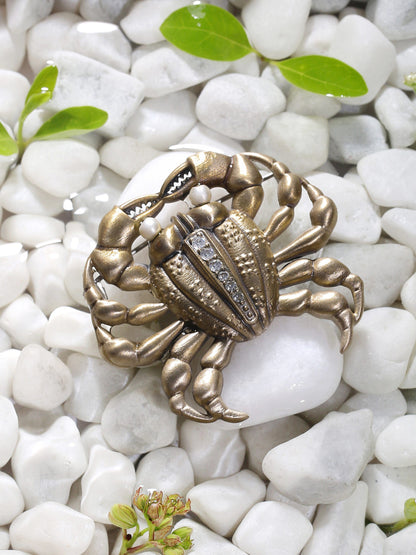 Jewelled Crab brooch