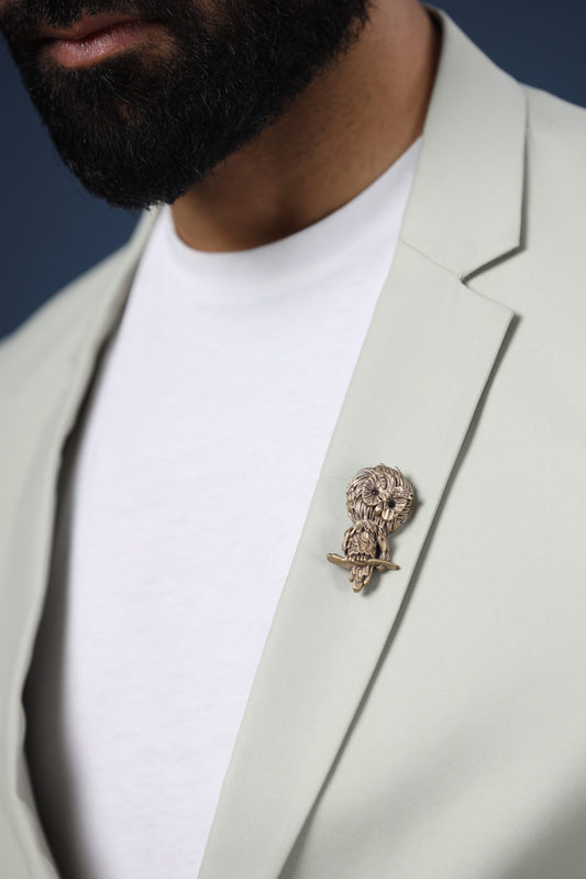 Hooter brooch