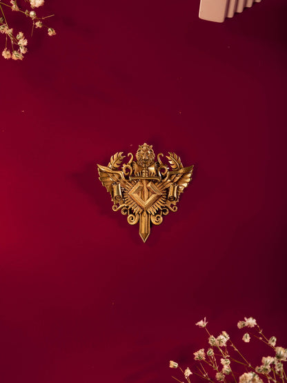 Knight Lion Brooch