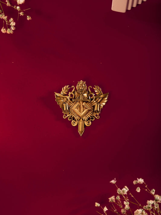 Knight Lion Brooch